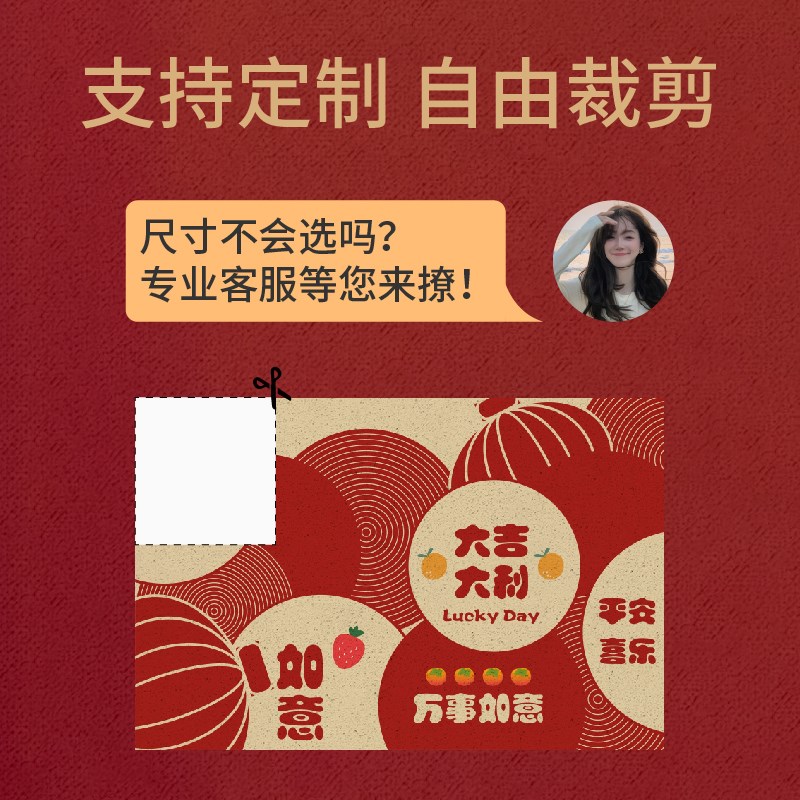 乔迁地垫入户门垫2024新款出入平安室外进门玄关门口防滑门外垫子