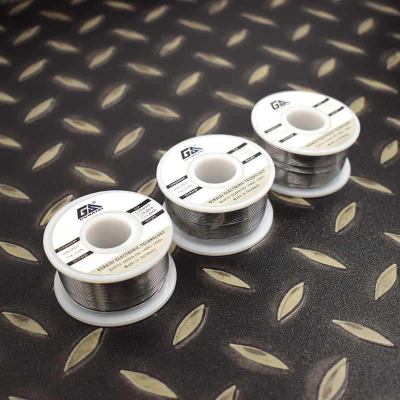 包邮 63/37高纯度焊锡丝0.6 0.8 1.0mm松香芯500g 100g 50g焊锡丝