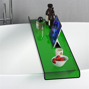 浴室透明亚克力收纳架酒店轻奢浴缸置物架浴桶泡澡神器托盘支架