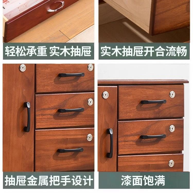 斗柜带实木卧室抽屉柜客厅小柜文子五YBL斗橱五锁件柜收纳柜子储