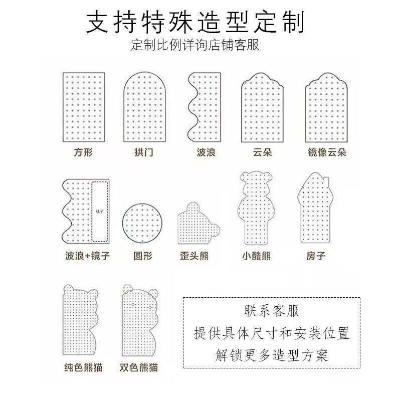 猫洞板置物架定作实熊木造型墙入配户WWG玄关墙上洞件挂衣架一体