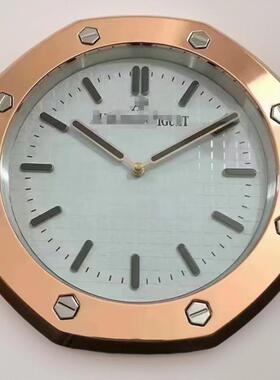 14寸不锈钢静音挂后盖AP夜属光字装饰螺丝帽经典钟钟EWD表可log金