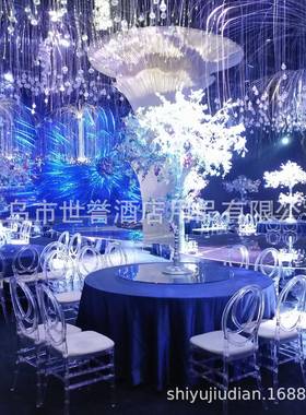安阜阳宴会中节心亚克力竹椅酒店主题SY-S0478婚透明徽礼水晶椅圆