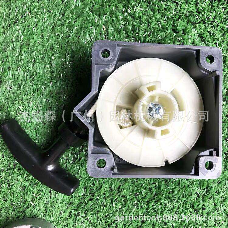 欧400T成割灌机玛启动总带拨盘004背式油割汽草机启动器拉盘配件