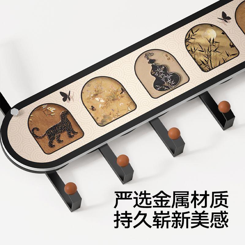 新卫款中古风生门后挂钩免打挂衣钩卧室间厨房孔用共润实力洗手间
