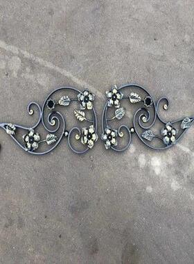 铁艺大门0楼梯花铁艺栏杆配件组合花94thfghj#$-14x8平扁.25公斤5