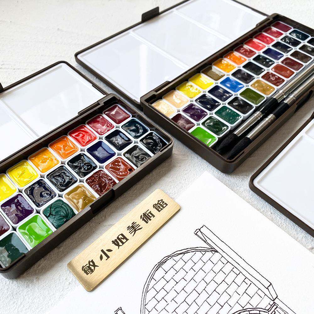 德国大师级彩颜料装色BSM色分永色山裕水子便携分装