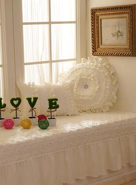 好梦连厚窗垫窗台垫JK-54863加坐垫沙发垫蕾飘丝飘窗榻榻米阳台垫