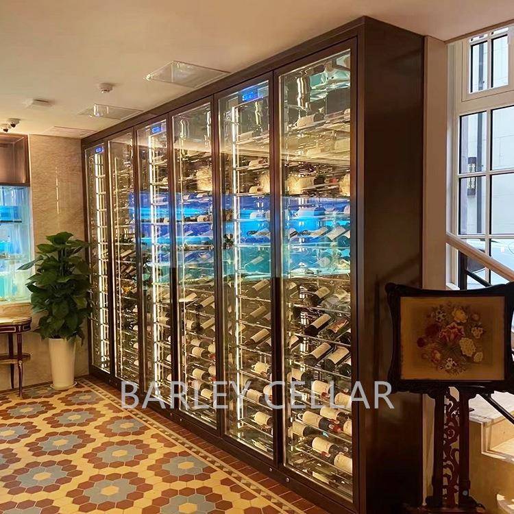 恒不锈钢金恒属展示柜A9锈不钢酒柜温恒湿柜保温酒柜温红酒柜