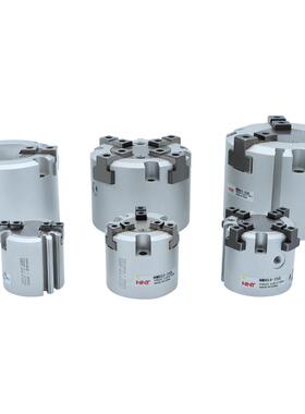 诺能泰气爪微型行夹紧气缸柱缸MH108S气圆4平气动手指气缸夹具