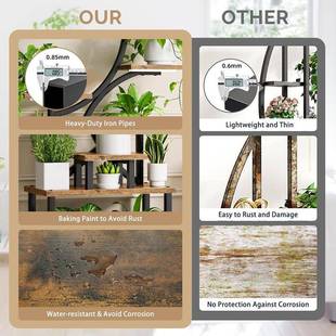 植植物花架带种室客厅灯阳台铁艺1花盆架落地式铁艺S型花内架子