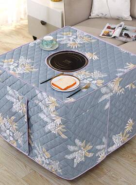 新款烤正火桌罩炉电罩方套形RQX家用烤火罩电暖炉罩子炉子套取暖