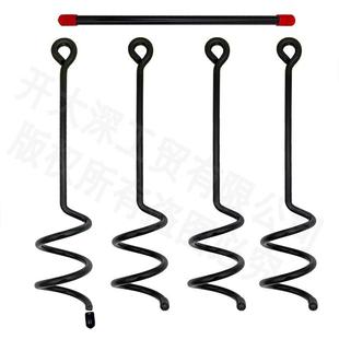 地锚器 温室蔬菜大棚配件螺旋桩地锚 螺旋式地钻手动花园