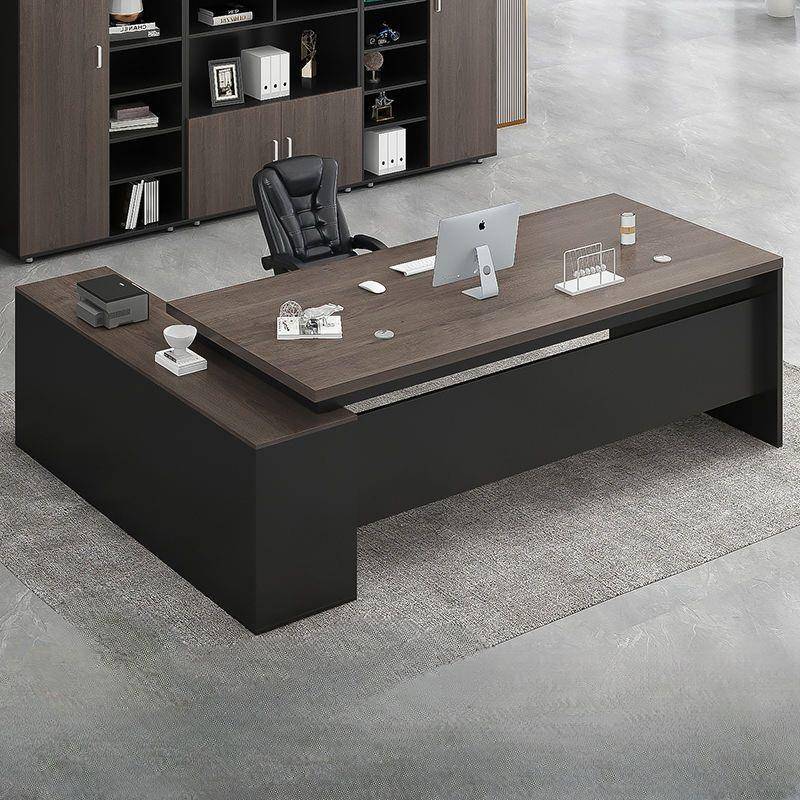 办公桌简约现代经理桌子办公室家具大班台总裁主管桌椅组合老板桌