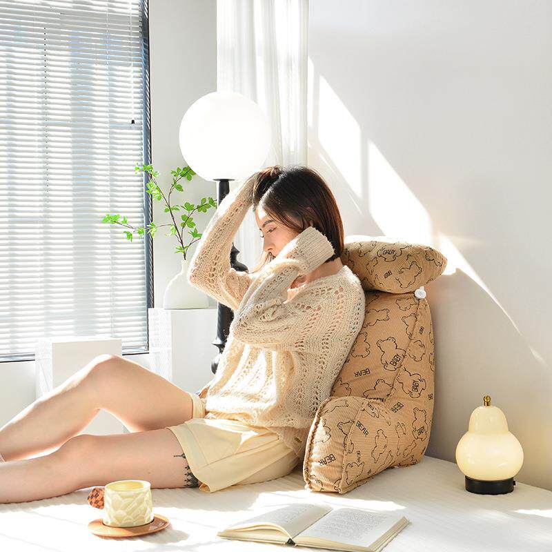 床头软卧室靠背垫床上靠枕护颈靠垫抱枕宿舍学生沙发护腰枕头喂奶