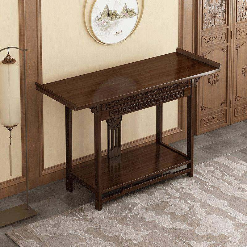 GHZ玄关台家进门风客厅玄水关台置物供桌佛台用实木供柜台佛桌子