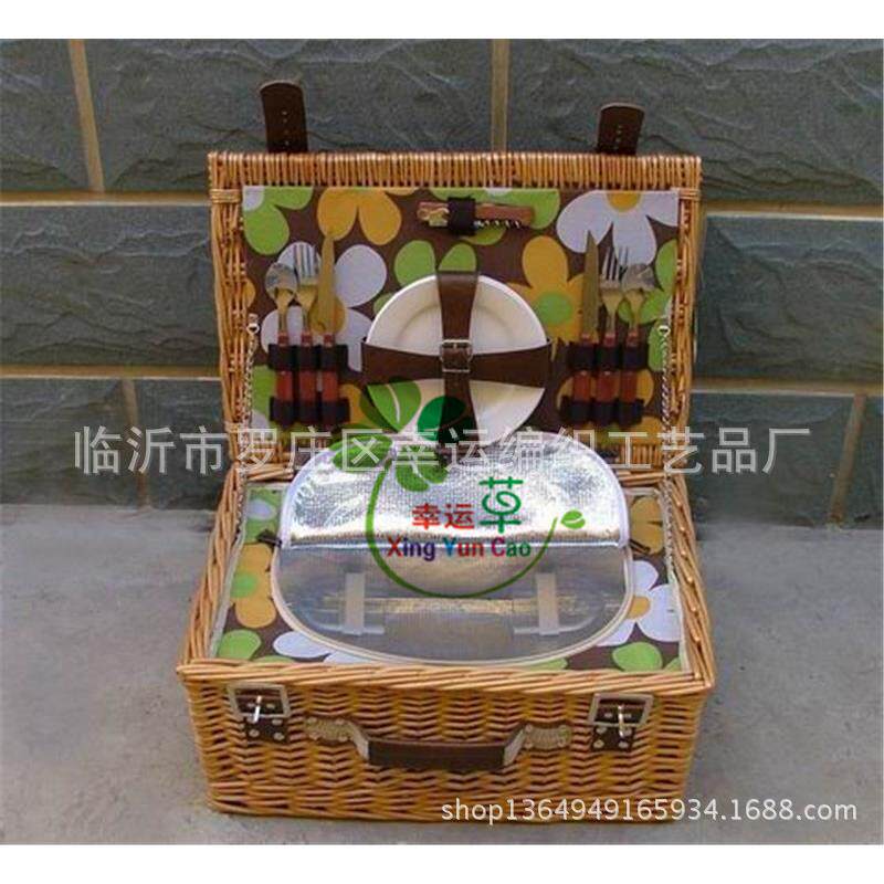 东临沂工厂直销柳编篮66餐具佩带齐全柳编山置物篮柳编筐