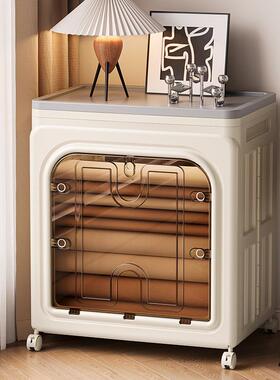 柜式收箱大纳容量特wenge大折号客翻盖储物箱卧室厅玩具衣物可叠