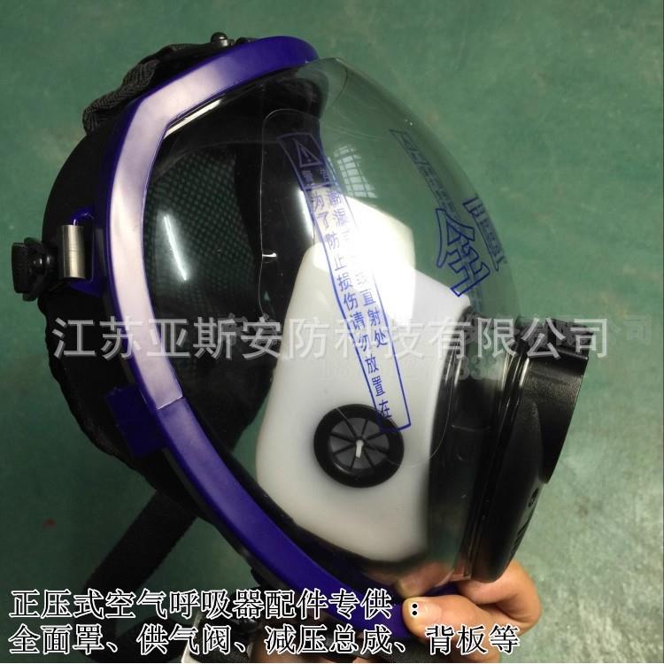 压式空吸气呼器全正SS-MZ-GQ罩球形面面罩空气呼吸器全面具球形面