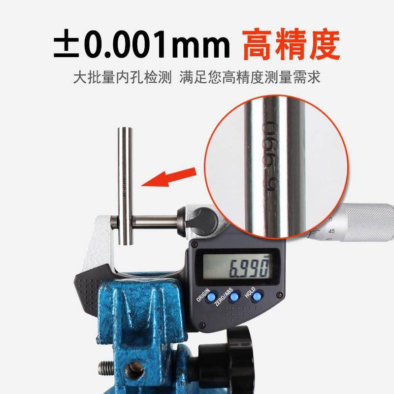 成套装针规塞m规白钢0间隔0.01m高精度量光滑通规GMI止规11只胶筒