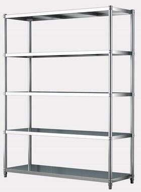 储加厚不锈钢落地多层厨物房置敏架家用整理收纳OCZ架放微波炉物