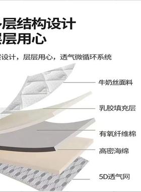 乳胶床铺底榻榻米垫宿舍双人加软厚学生宿舍海绵XX830272垫用家单