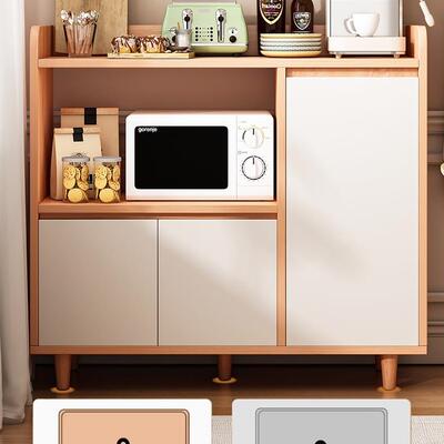 实木餐11017边柜置物柜水客厅靠墙柜一体纳收储物柜办公室茶柜家用边子