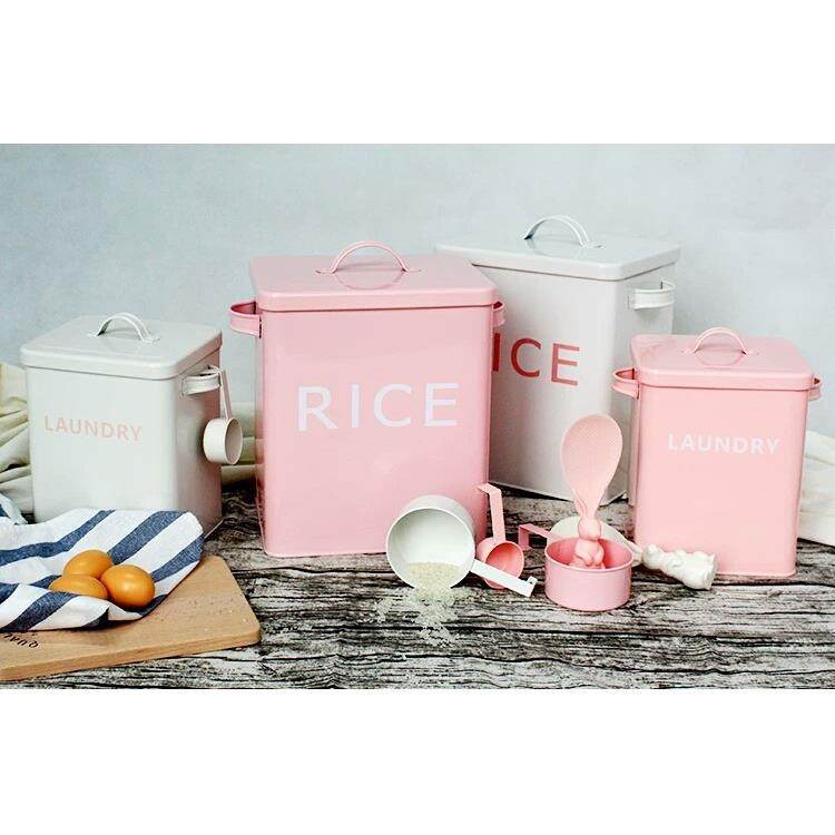 大号米桶10kg宠封物粮桶6-7QWZ防kg盖送子带密圈防潮防虫晒大勺