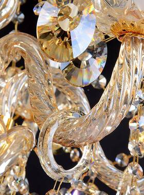 厂直销欧式水晶台灯气现代简约卧装室床头台灯奢华HT318002大家酒