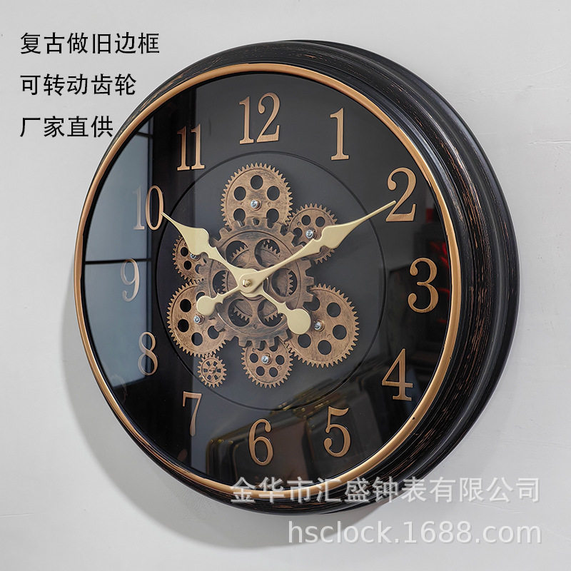 2024新款复古可转动数字时钟