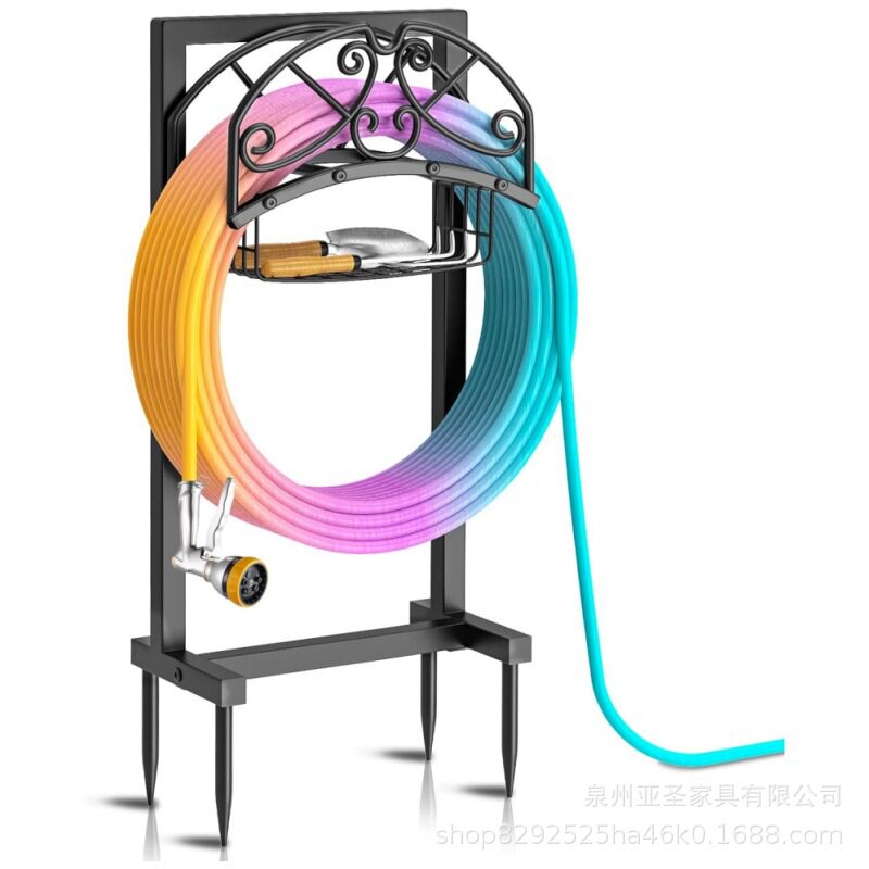重型铁艺花园水管支架可拆卸