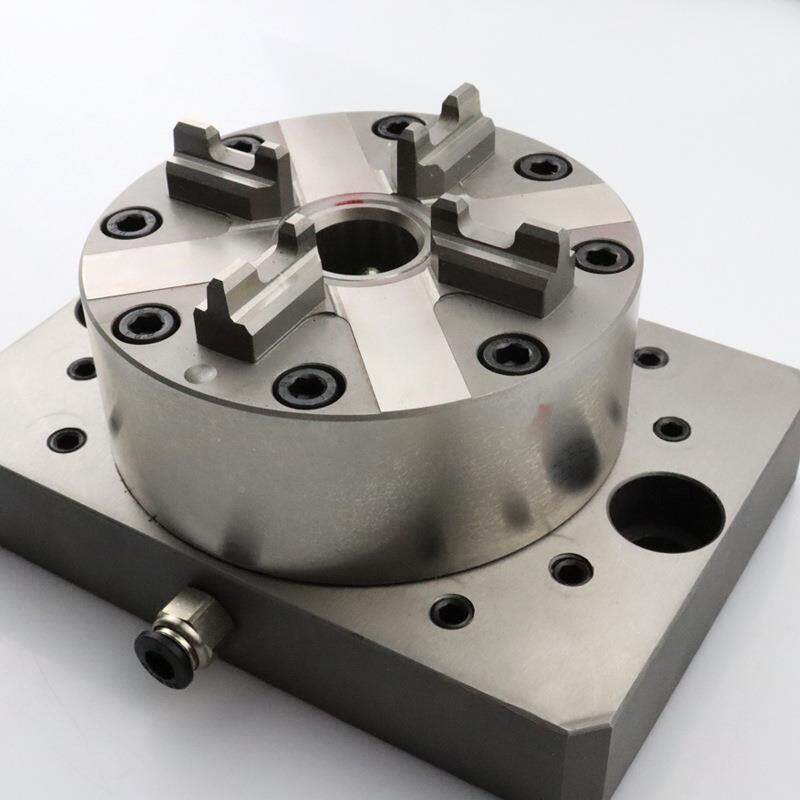 CNC快速花定头位底火座卡盘快速定GOL位四爪夹具机夹R工装夹具治