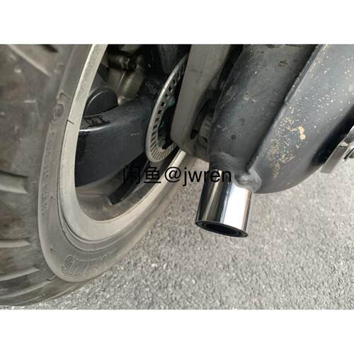 越南产VESPA GTS300 摩托车排气管套篐 排气管戒指 不锈钢套