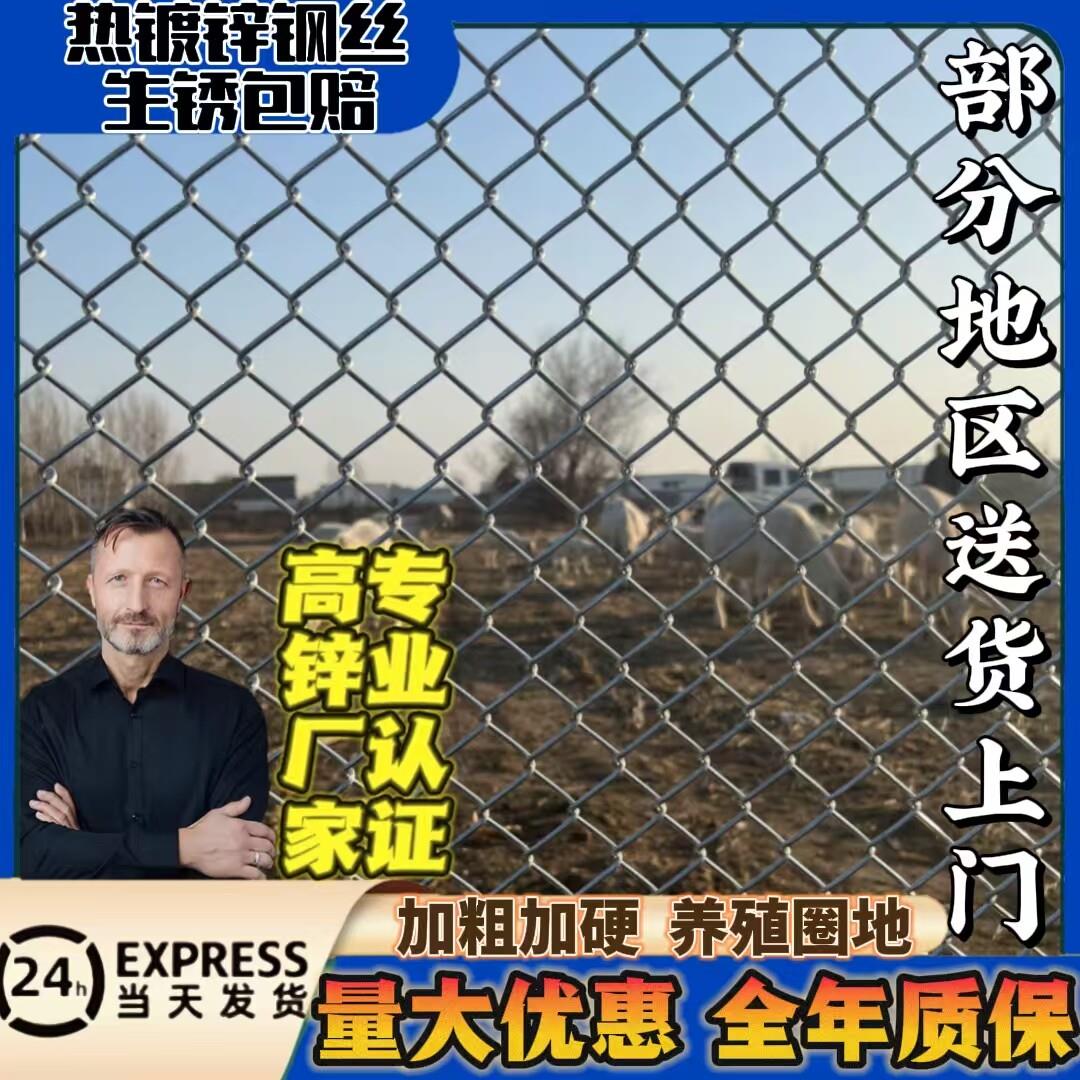 不生锈的铁丝网格镀锌钢丝网围栏菜园护栏网家用养鸡防护养殖铁网
