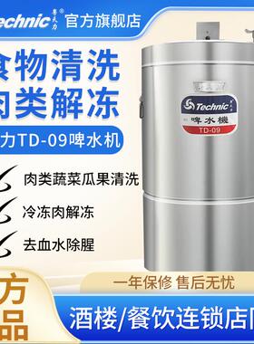 天力啤水机洗菜机商用全自动蔬菜清洗机洗肉机解冻去血水洗菜机器