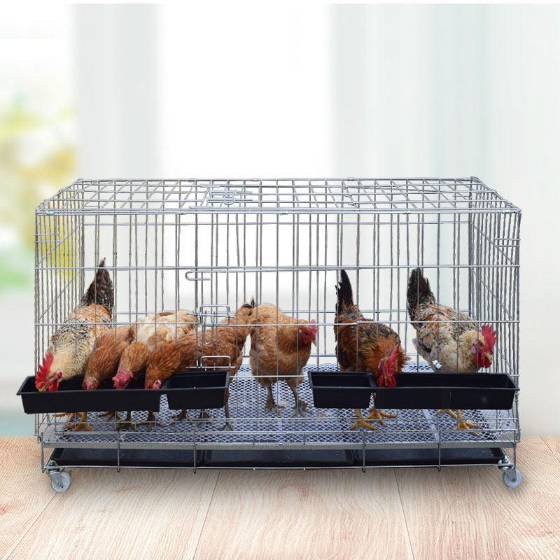 鸡笼子家用大号特大养鸡笼养殖笼兔笼加密鸽子笼折叠猫狗笼子鸡舍