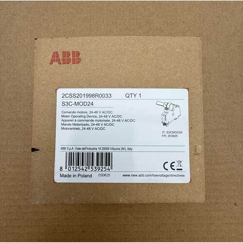ABB S3C-MOD24 10271154 2CSS201998R0033电动操作装置断路器附件