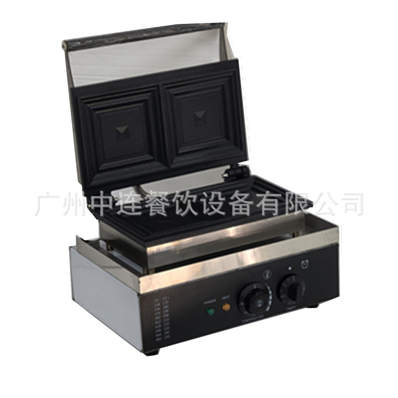 双头方型机械三文治不锈钢多款式小吃出口110V/220V电压夹心