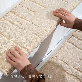 民宿别墅防水抗污楼梯踏步垫免胶自粘隔音原木风定 制满铺防滑地