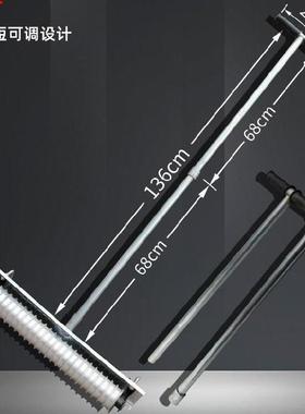 水泥地型压纹机可EHX拆携卸轴地便机耙子道路防滑坪混土凝滚轮楼