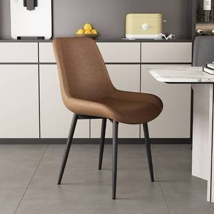 意式极简轻奢餐椅家用加高48cm50cm凳子餐厅55cm岛台餐桌椅子