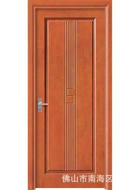 新中式原木门实门木静46880音卧室门木室内入门户平开门门