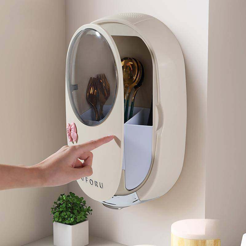 筷子消毒机厨房家用小型智能紫外线充电式消毒收纳盒壁挂式麦太保