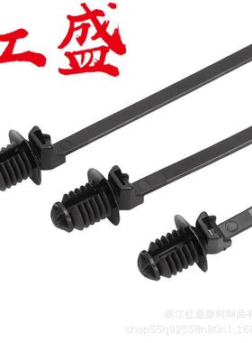 157-0020汽车螺纹头扎带*4.6220mm5UHI00型条/包螺旋杉树红8盛塑