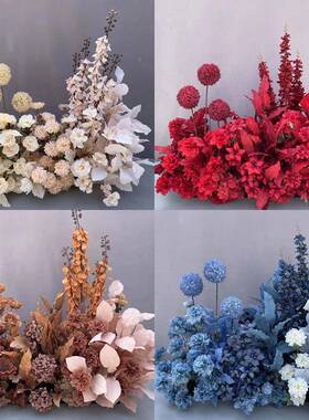 婚EUE高端地排花千代地仿真花排兰求婚场布置庆假花婚礼舞台装饰