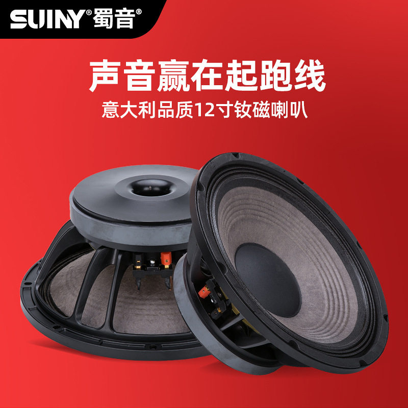 SUINY/蜀音12寸专业音箱喇叭全频75芯190磁音箱喇叭舞台ktv包房