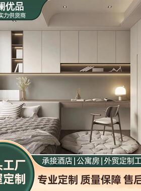 北京厂家定制儿童柜JMV榻榻米一书桌体书桌衣柜现代简约整体衣柜