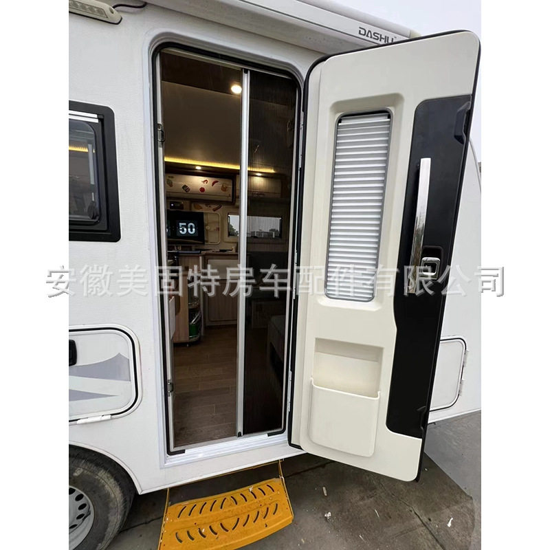 2023新款房车欧式车门 带纱门房车门 铝合金房车游 600*1750mm
