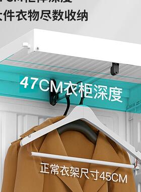 蚂蚁盒免安装衣柜简QAW易布衣柜家用约卧室出子租房现代塑料组装