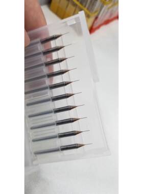 微钻熔喷布模具专头用钻0.20.2网QST5红小钻头钨钢整体钻头